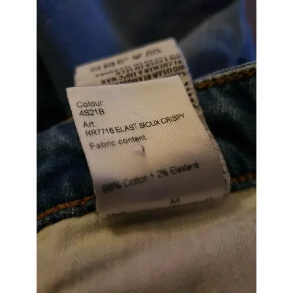 R13 Jeans Alison Skinny In Crosby Stretch Sz 25 Sioux Crispy R13W0005-890 - - Picture 5 of 14